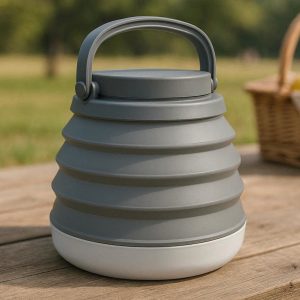Large Capacity Collapsible Silicone Water Jug With Handle For Camping Group And Picnic Hydration