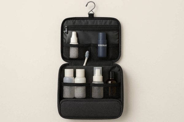 Large Hanging Toiletry Bag With Metal Hook For Men And Women Travel Size Cosmetics Organization