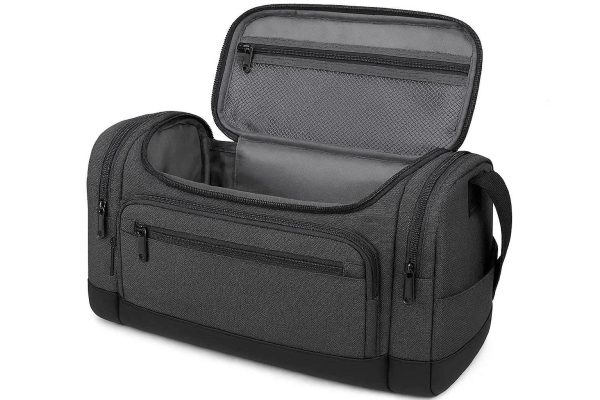 Large Toiletry Bag For Long Travel With Multiple Compartments And Waterproof Base For Men Women